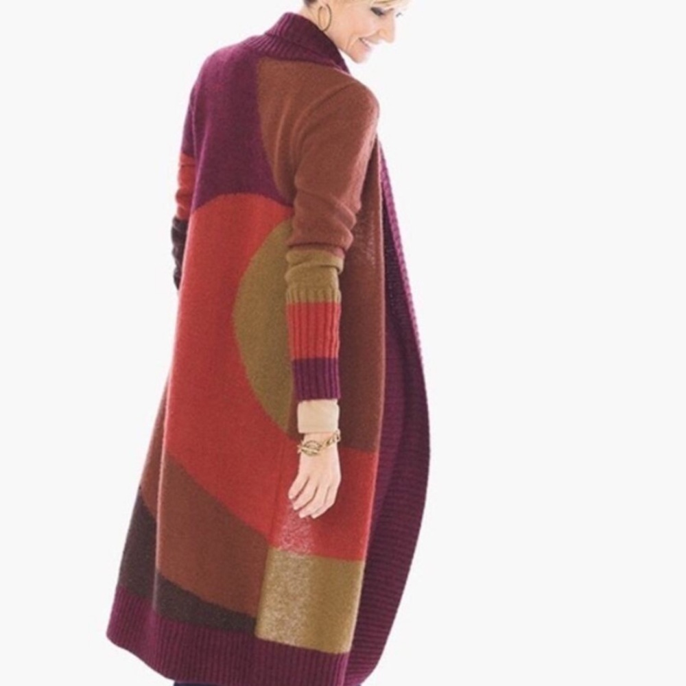 Chico’s Colorful Women's Sweater Cardigan